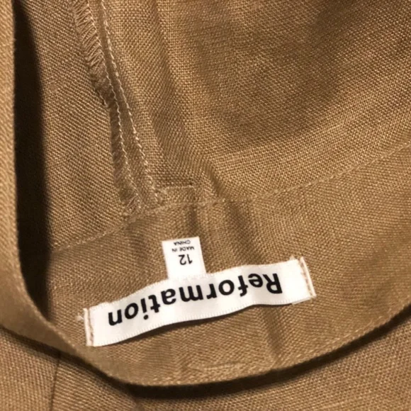 Reformation Bello Linen Short never worn